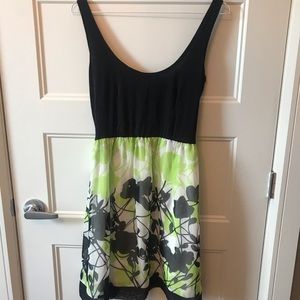 Floral pattern tank dress - Size 3